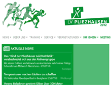 Tablet Screenshot of lv-pliezhausen.de
